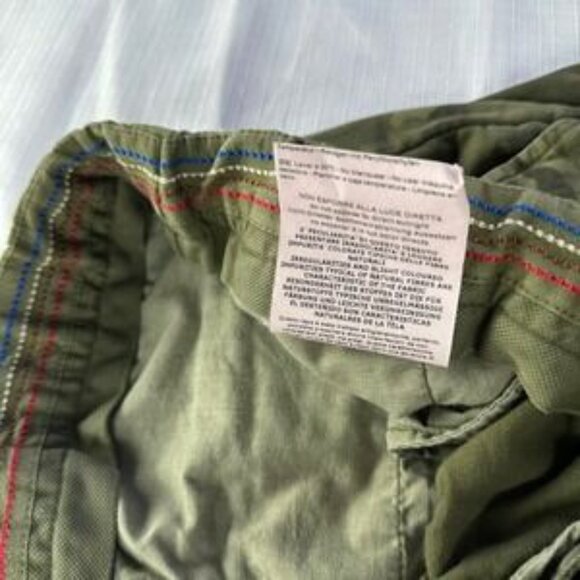 WHITE SAND Military Camo Pants Green Buckled Trouser Pocket EU 50 / US 34x30 - Picture 6 of 8